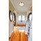 Westinghouse Fixture Ceiling Flush-Mount 60W 2-Light Classic 9.5In Antq Brs Clear Faceted Glass 6661000 - alternate 2